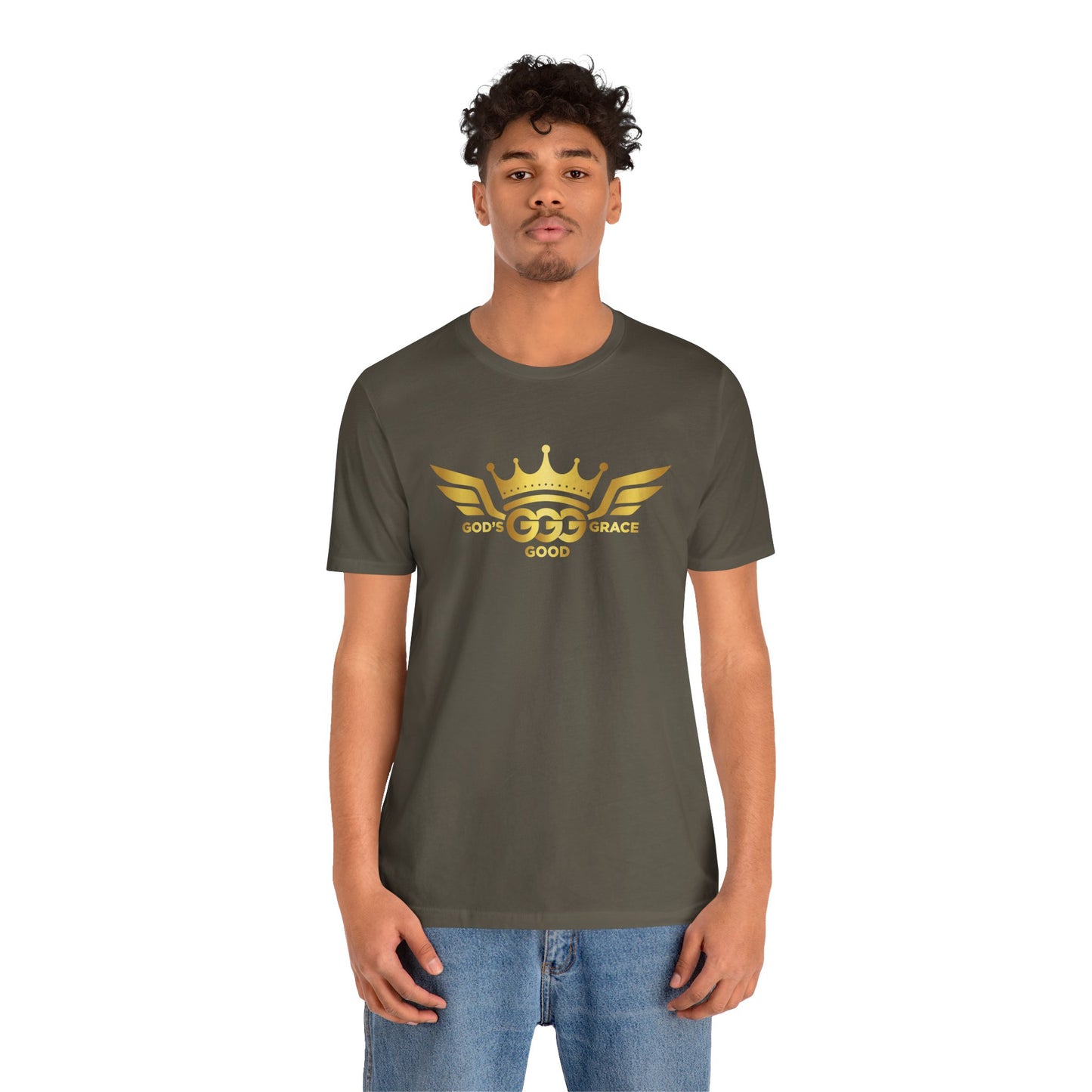 A....GOLD LOGO army Unisex Jersey Short Sleeve Tee