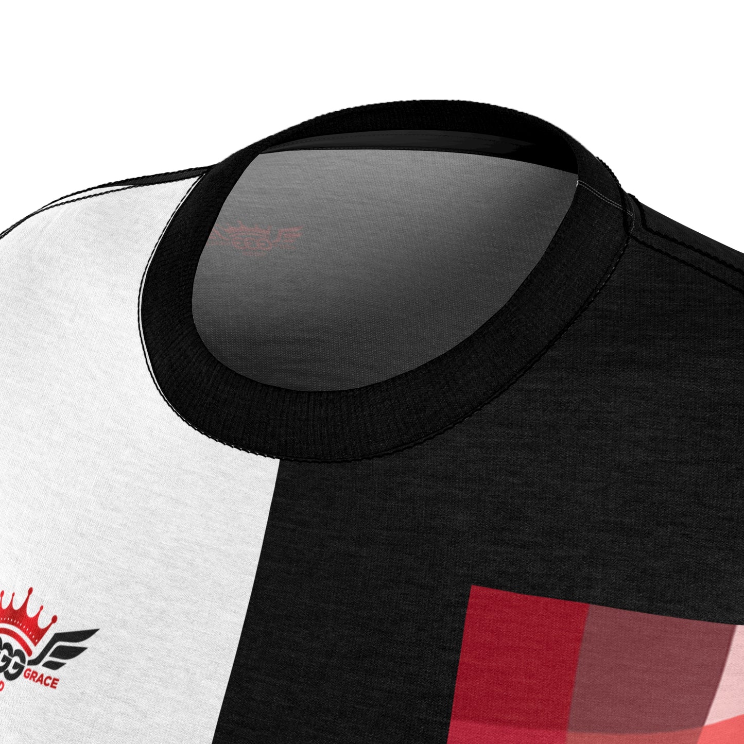 J...GGG red,black,white design Women's AOP Cut & Sew Tee