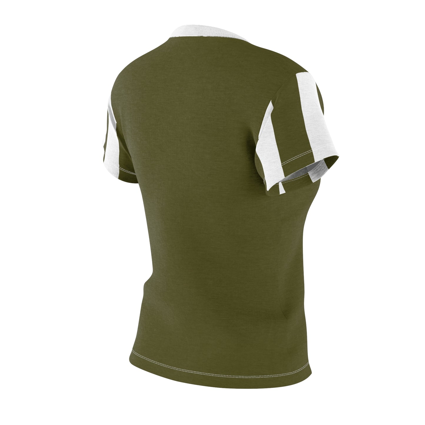 B...GGG -b.. GOD DONT PLAY NO GAMES WHEN IT COMES TO ME.....olive/white Women's Cut & Sew Tee