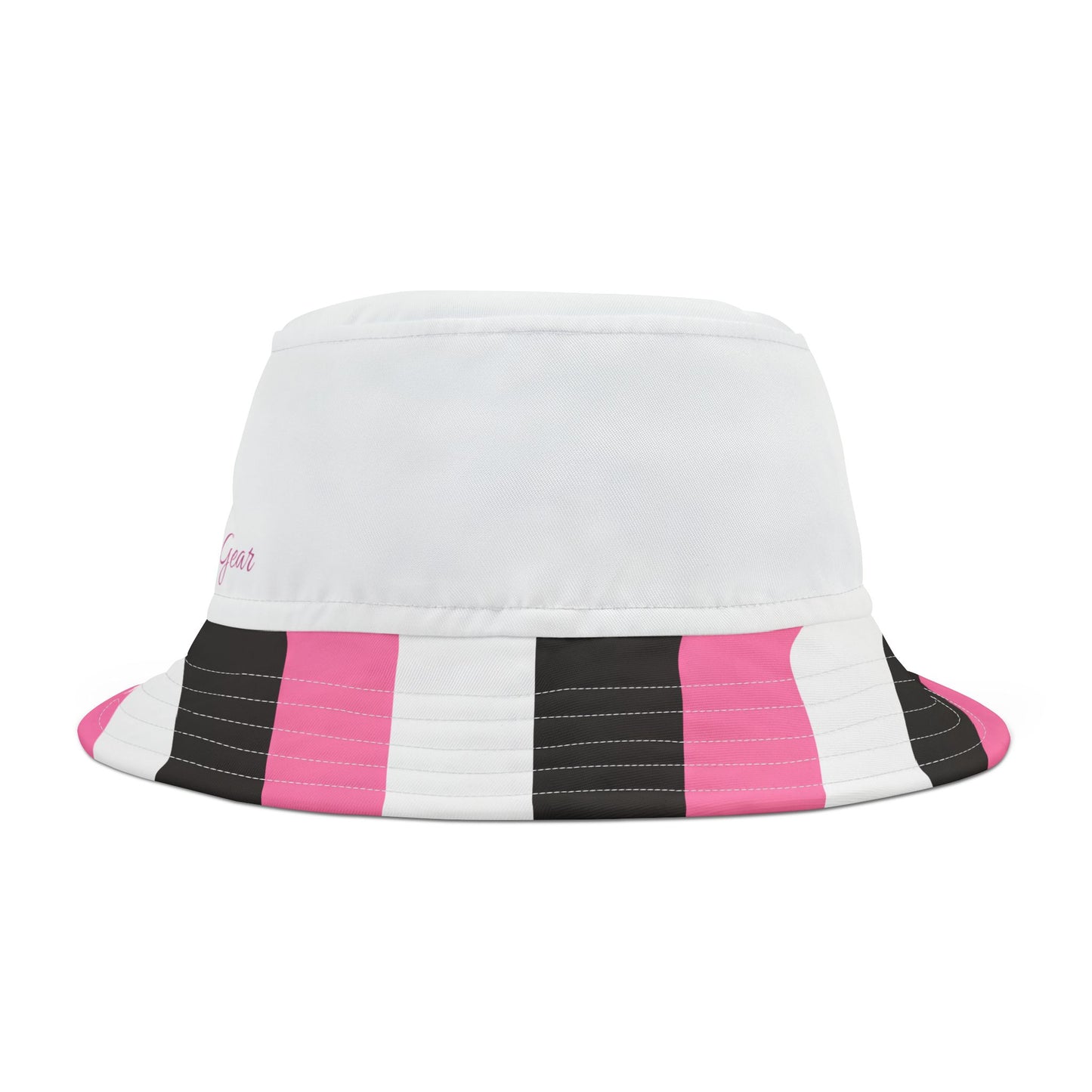 A......pink/white/brown GGG Bucket Hat