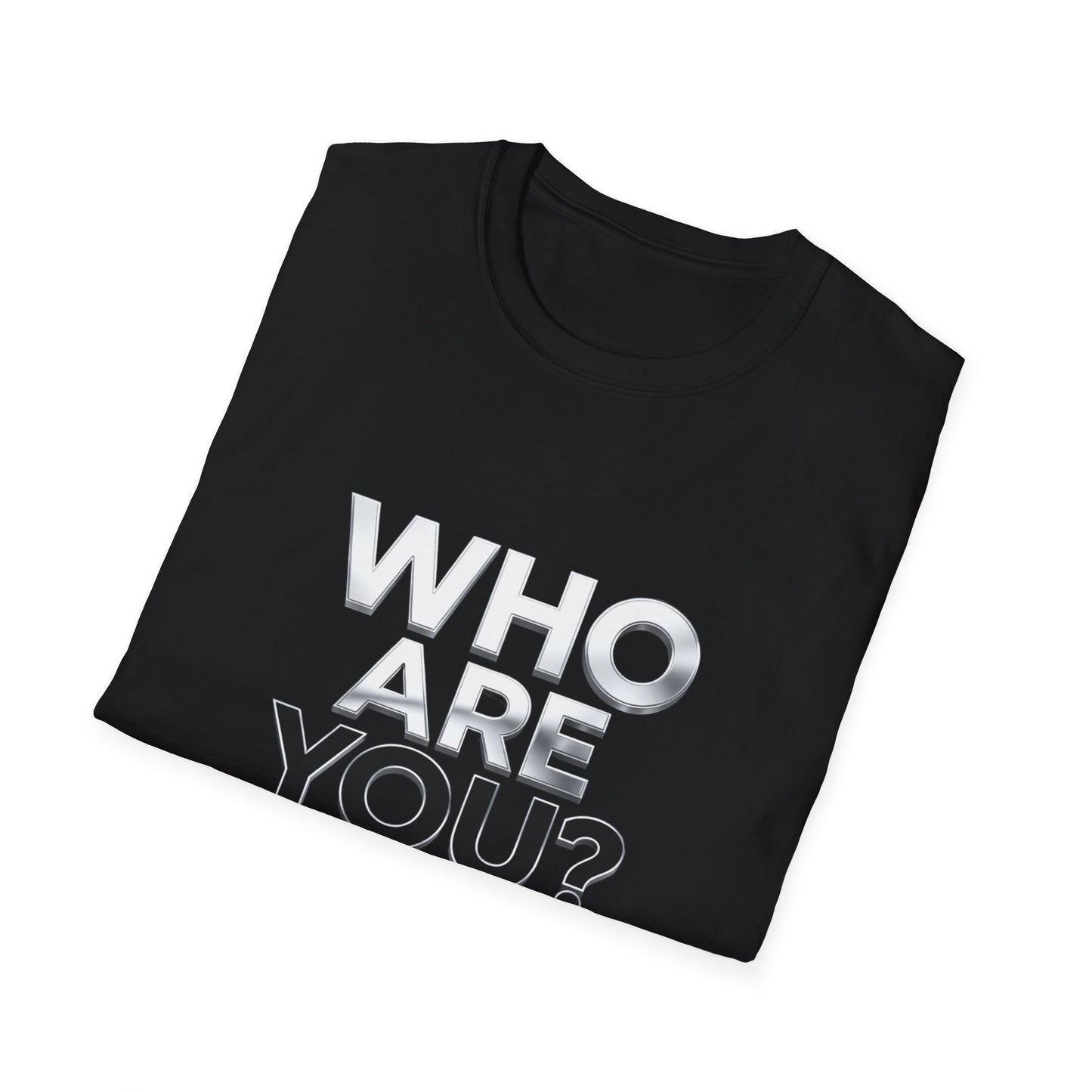 Zzz...CUSTOMIZED FOR TERRENCIO....Who Are You? Christian Faith T-Shirt