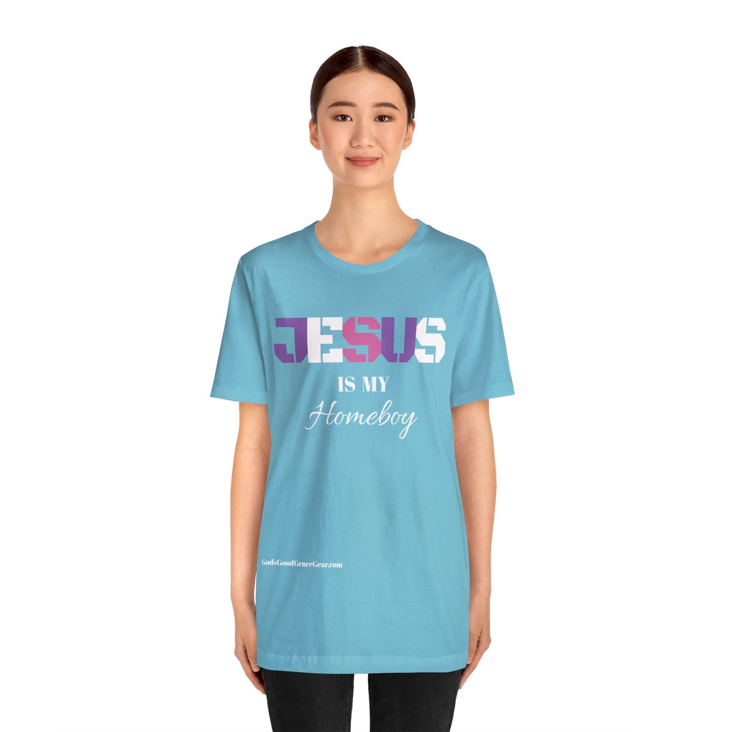 B....JESUS (Homeboy) Unisex Jersey Short Sleeve Tee