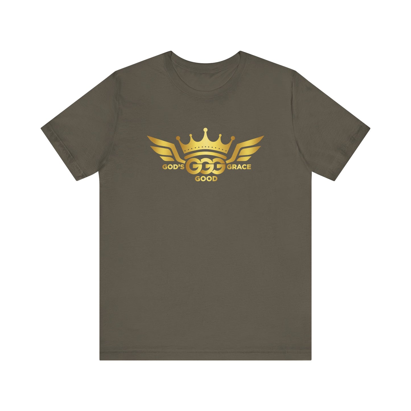 A....GOLD LOGO army Unisex Jersey Short Sleeve Tee