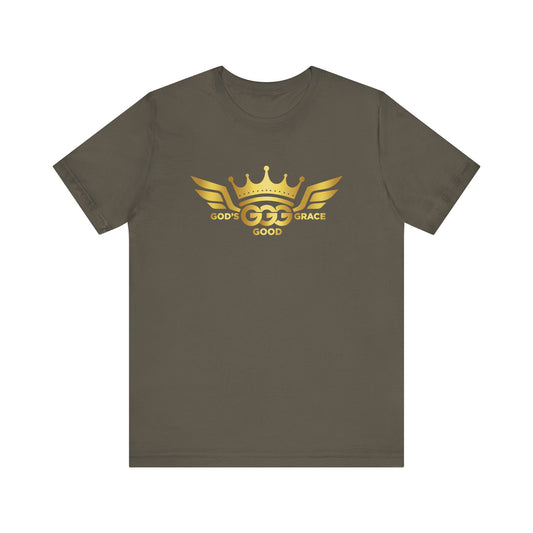 A....GOLD LOGO army Unisex Jersey Short Sleeve Tee