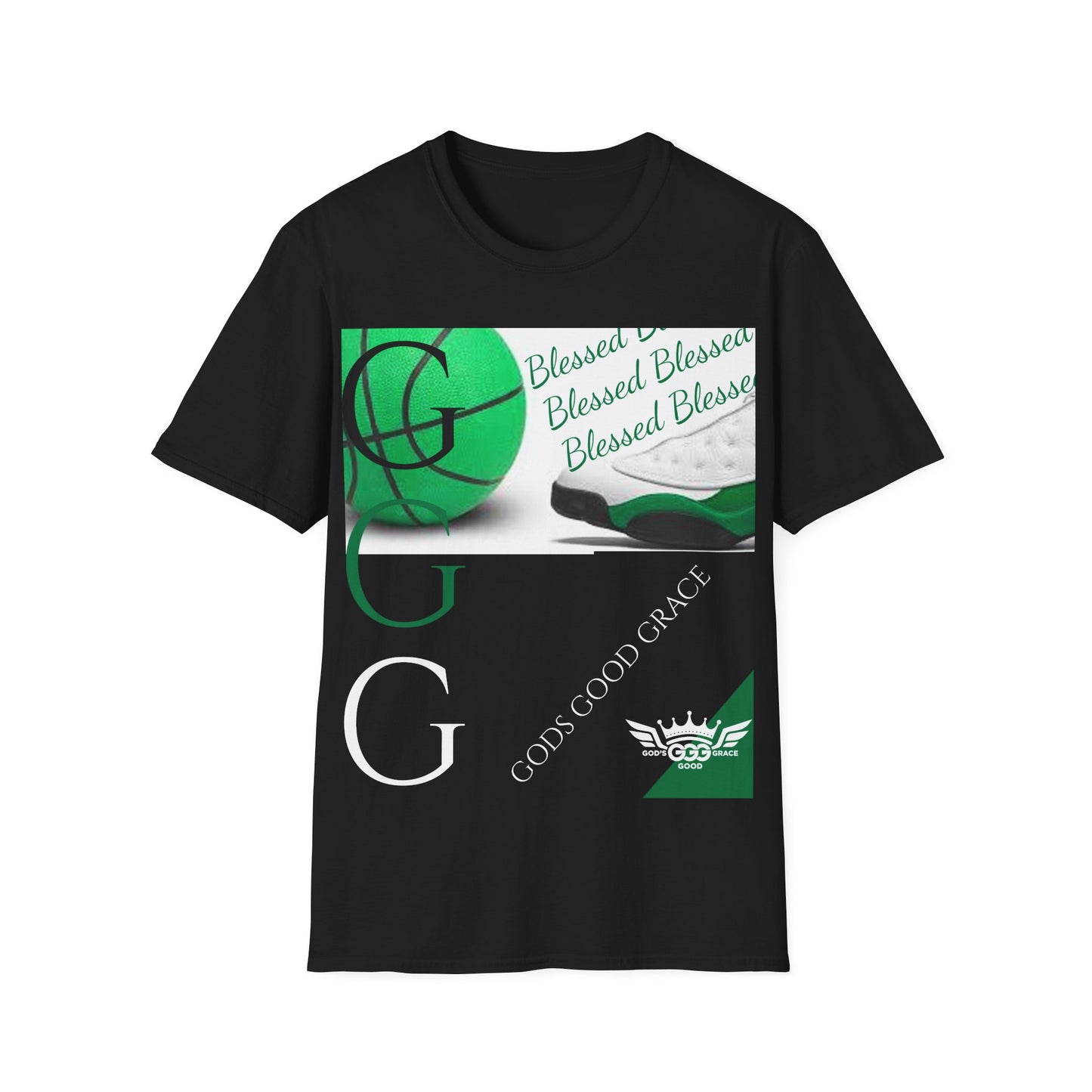 B...GGG-b "Ballers Edition" Green/black/white design Unisex SOFTSTYLE T-Shirt