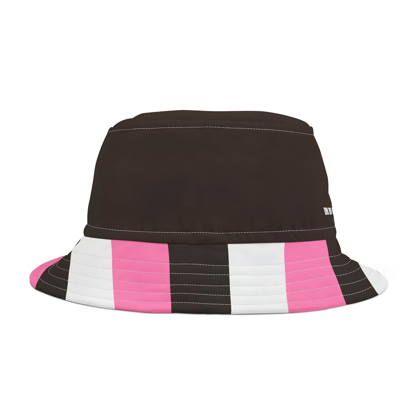 A......pink/white/brown GGG Bucket Hat