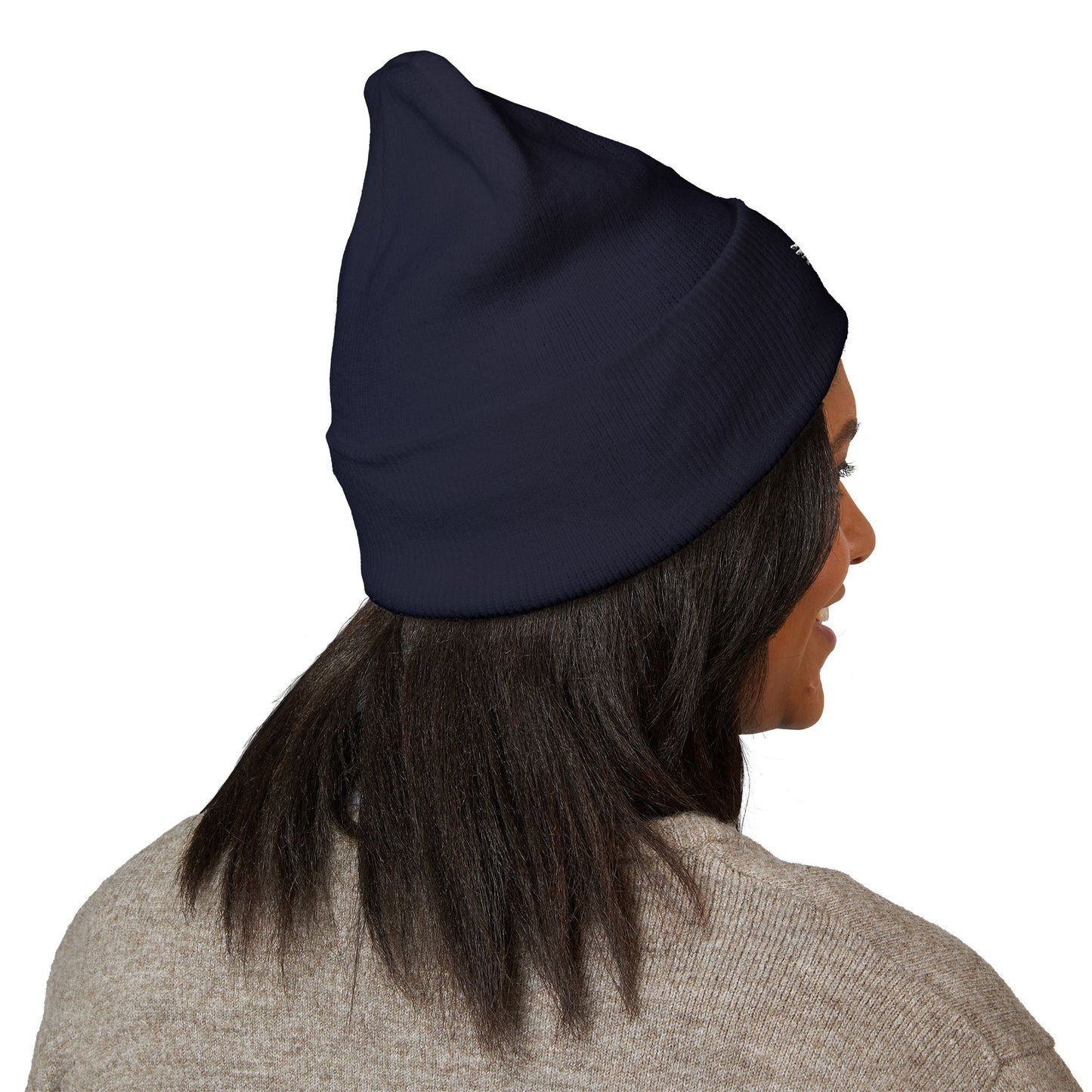 T...GGG White Logo Embroidered Classic Cuffed Beanie —MULTIPLE COLORS... Knit Hat