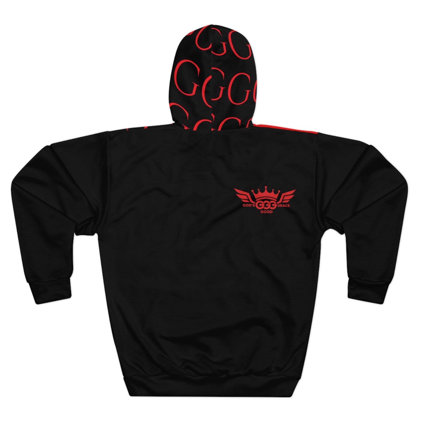 A...........................GGG...POLYESTER BIG BOY RED BLACK DESIGN Unisex Pullover Hoodie