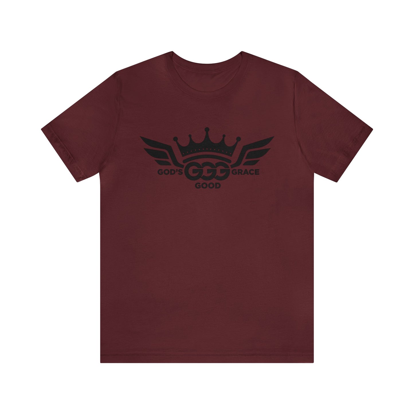 C....BLACK LOGO maroon Unisex Jersey Short Sleeve Tee