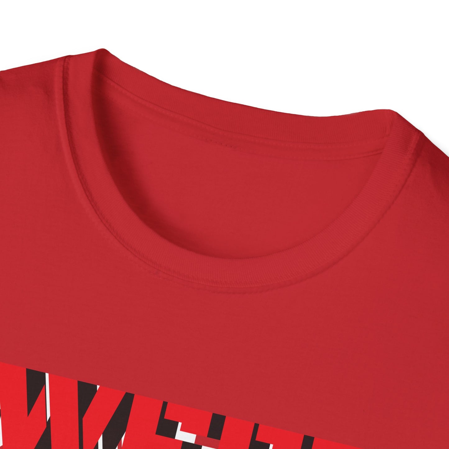 Z...SWEET HOME T SHIRT.. work attire RED Vibes Unisex Softstyle T-Shirt - Trendy Apparel for Creatives & Tech Enthusiasts