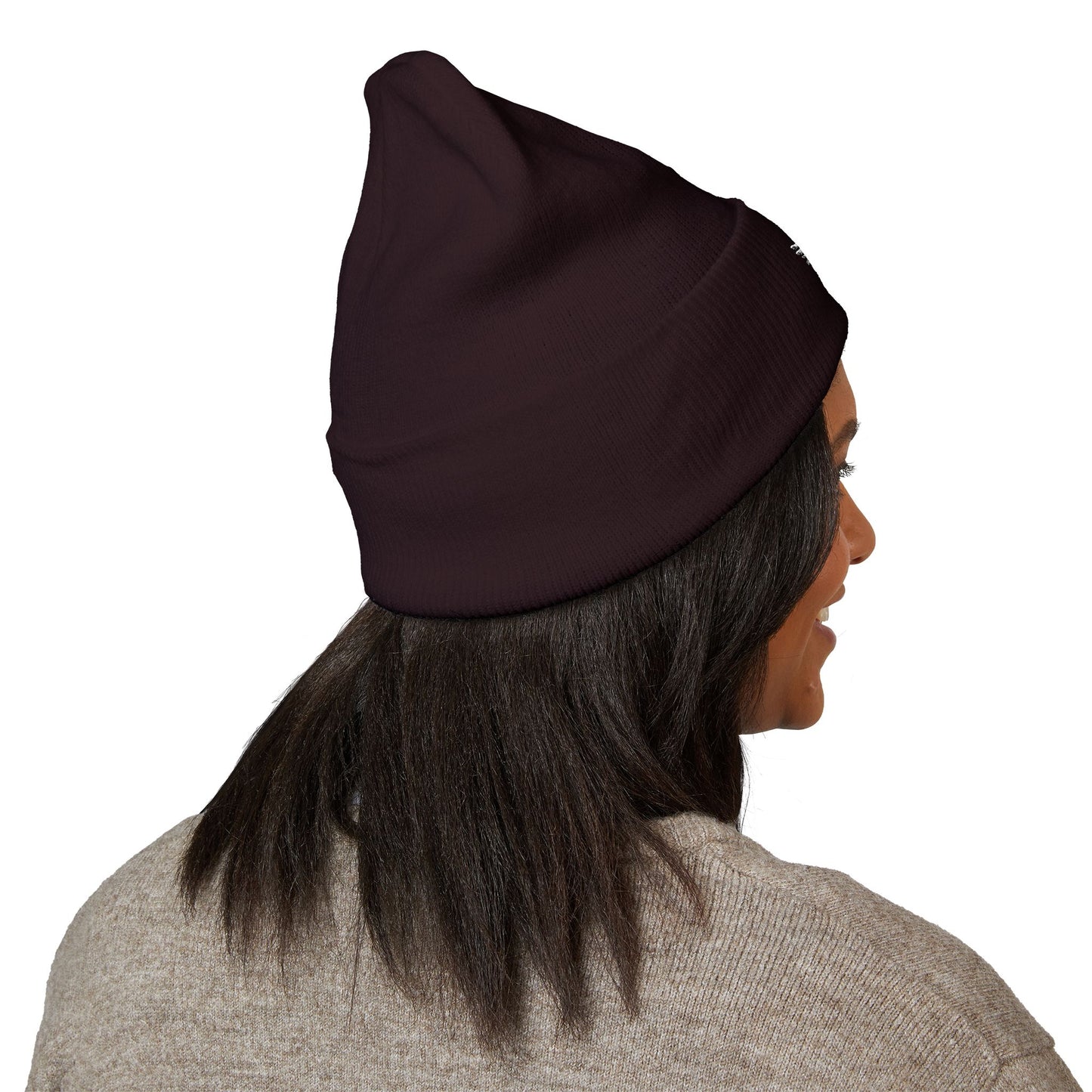 T...GGG White Logo Embroidered Classic Cuffed Beanie —MULTIPLE COLORS... Knit Hat