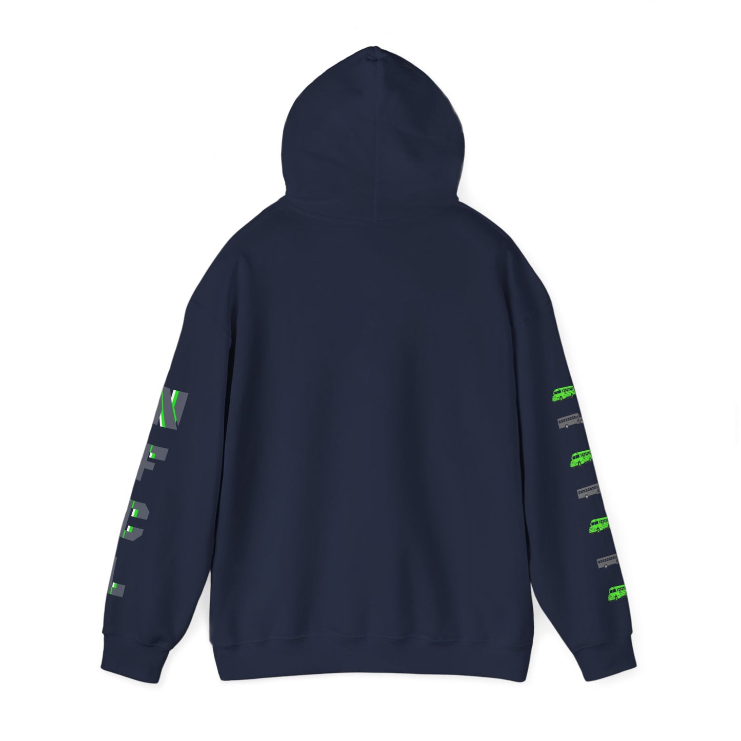 Z..CUSTOMIZED for VICKIEY NFCL WORK ATTIRE Hoodie with grey/green/white Sleeve Graphics
