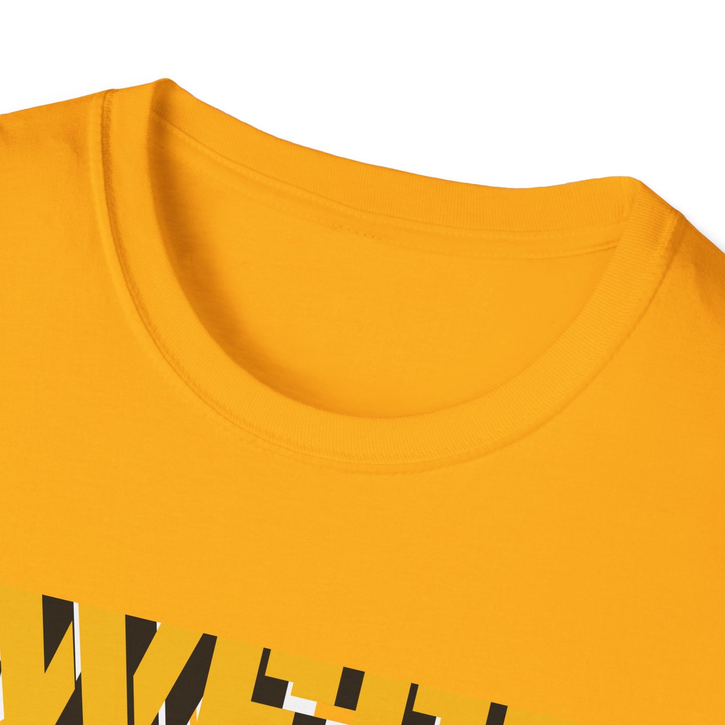 Z...SWEET HOME T SHIRT Work attire .. YELLOW/BLACK Vibes Unisex Softstyle T-Shirt - Trendy Apparel for Creatives & Tech Enthusiasts