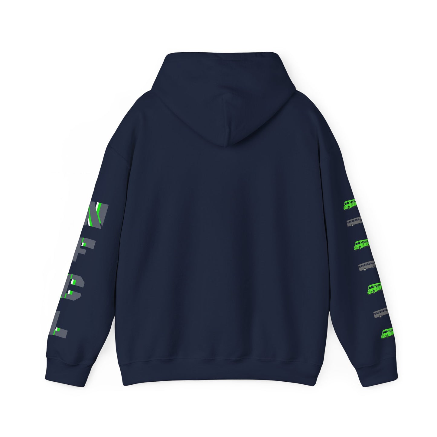 Z..CUSTOMIZED for VICKIEY NFCL WORK ATTIRE Hoodie with grey/green/white Sleeve Graphics