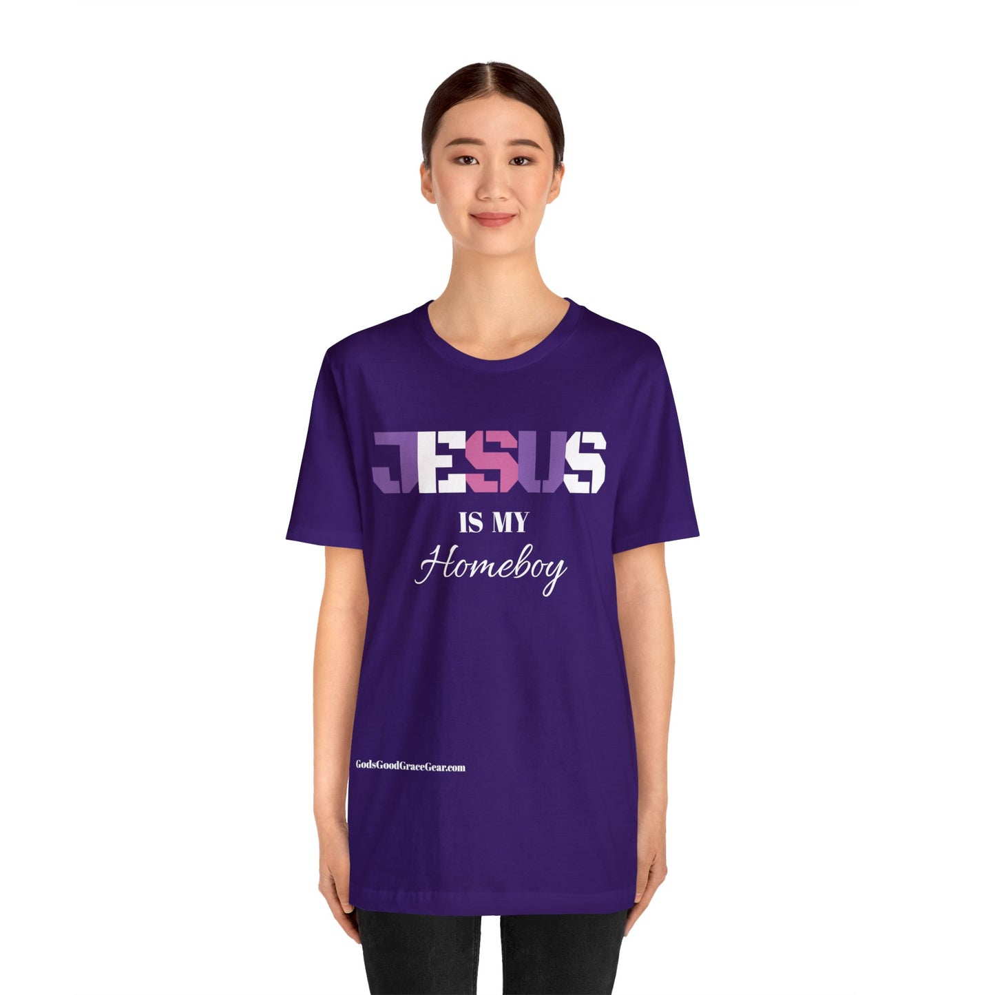 B....JESUS (Homeboy) Unisex Jersey Short Sleeve Tee