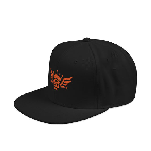 R...GGG  EMBROIDERY ..MULTIPLE COLORS, Mens Fluorescent orange logo Snapback Hat