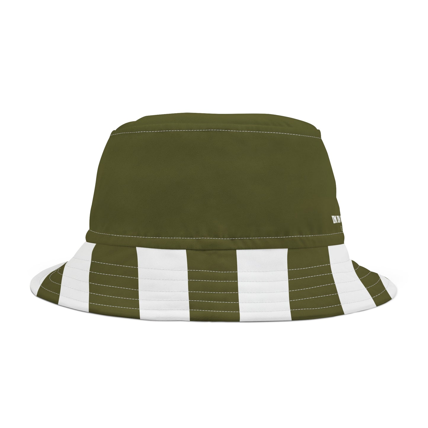 A......Olive/white Bucket Hat