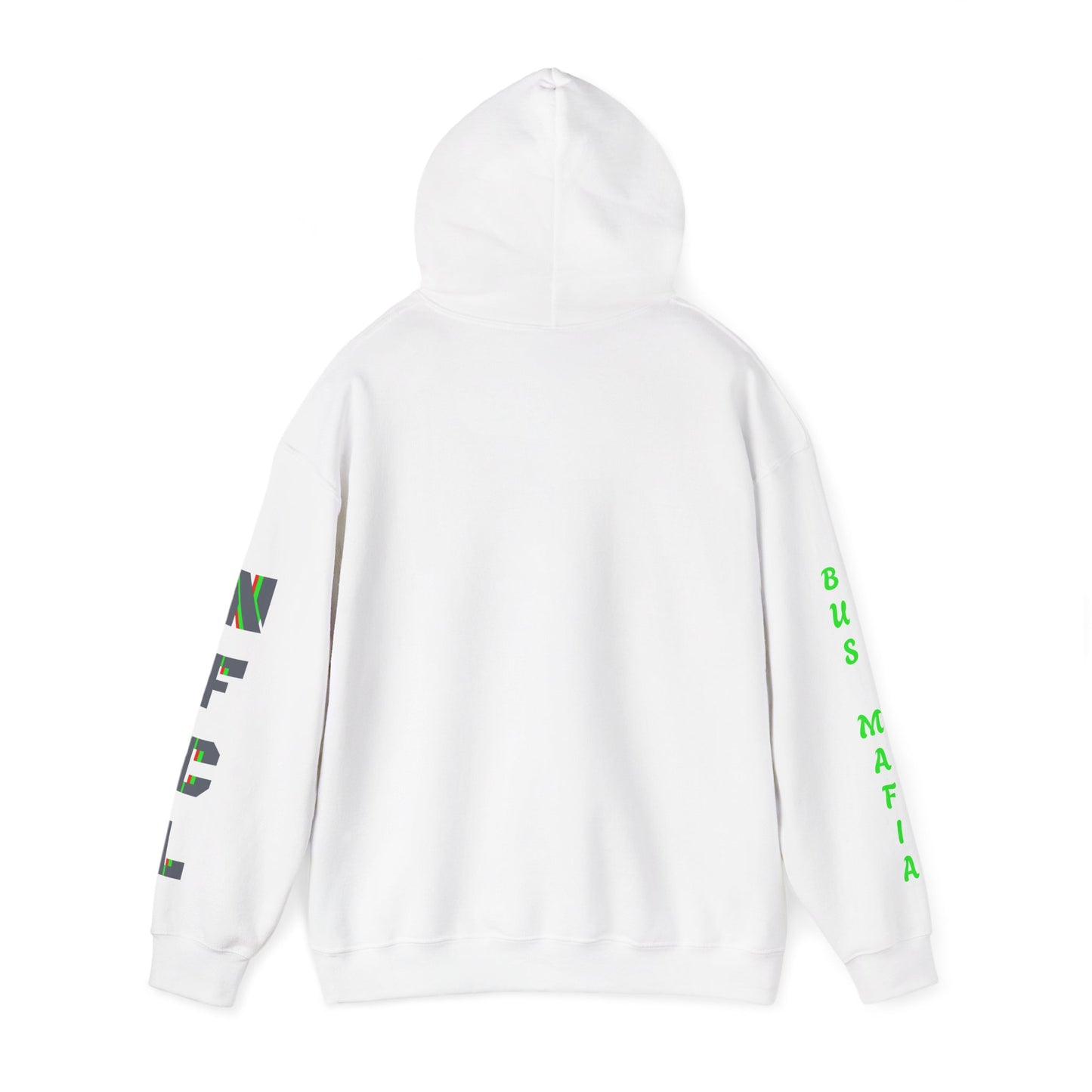 Z...NFCL WORK ATTIRE Hoodie with grey/black green red Sleeve Graphics