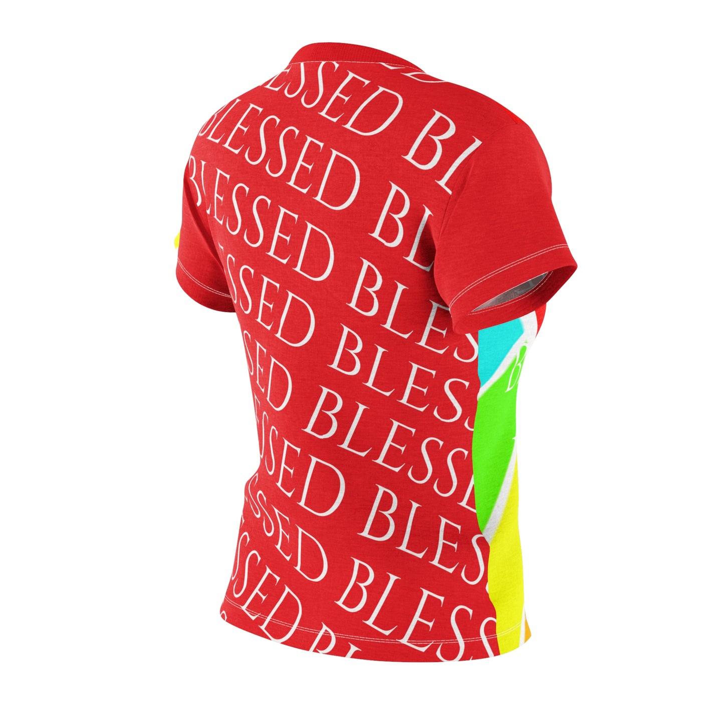 S...GGG z.d red blessed design Women's AOP Cut & Sew Tee
