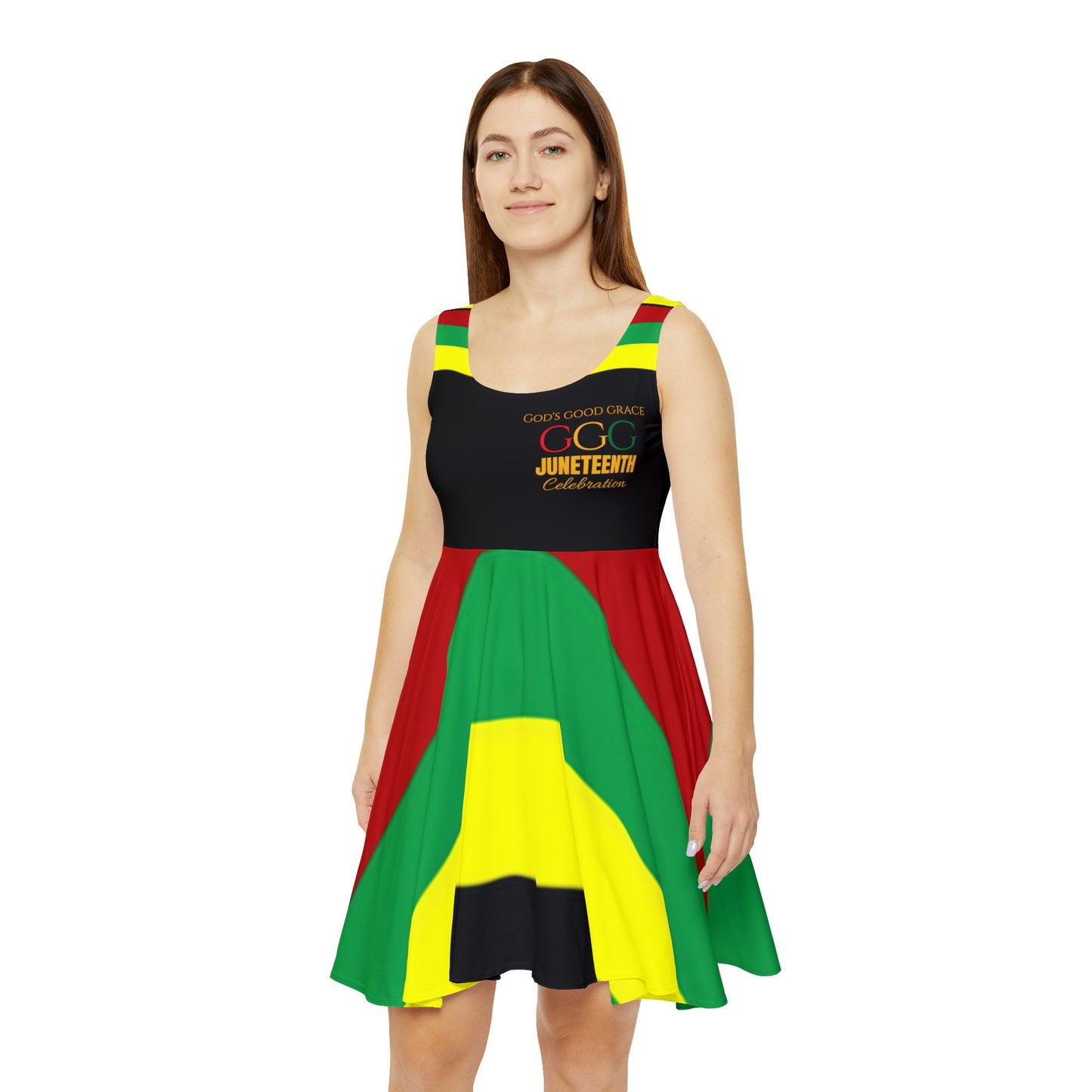 A.............JUNETEENTH GGG dress Women's Skater Dress