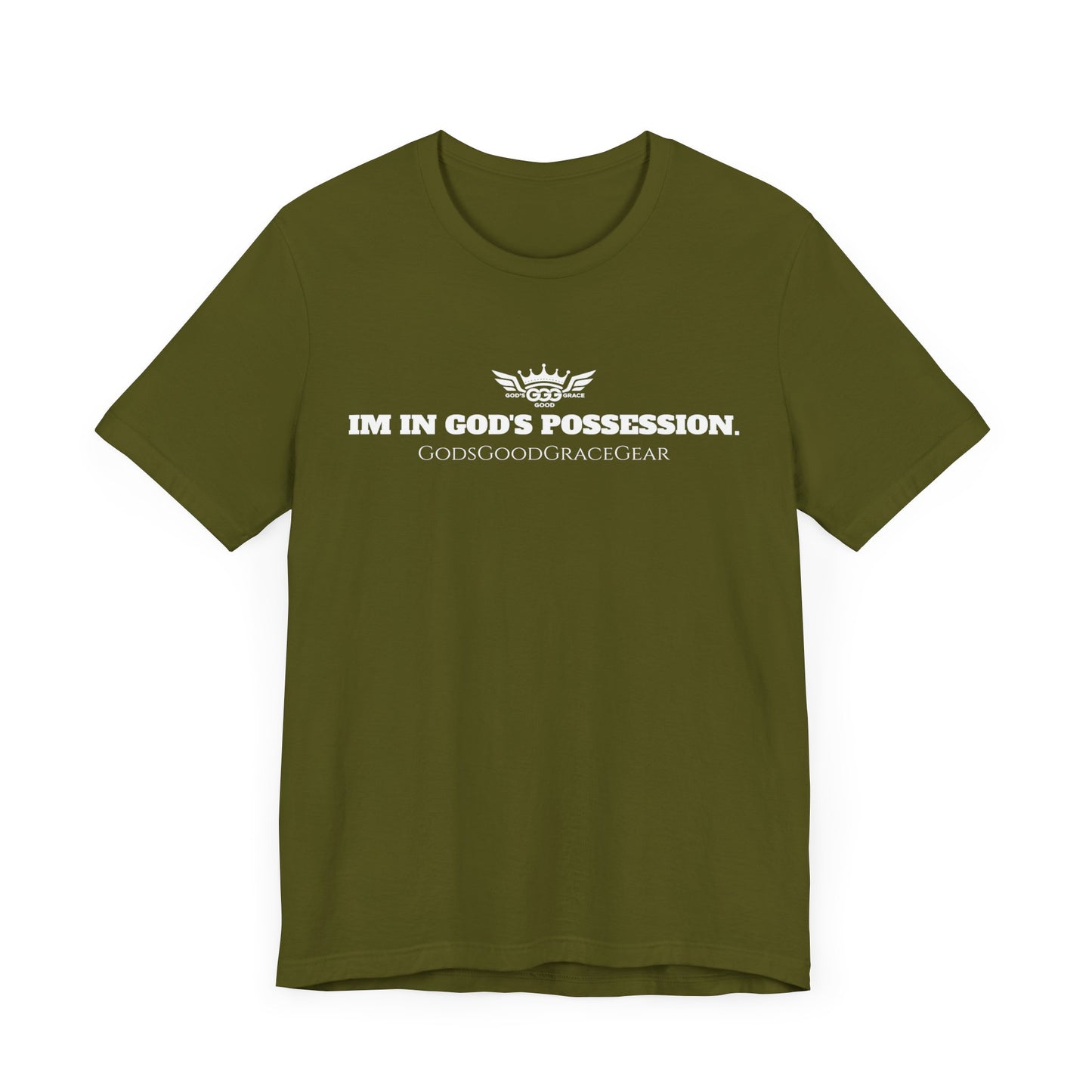 A......Olive Unisex Jersey Short Sleeve Tee