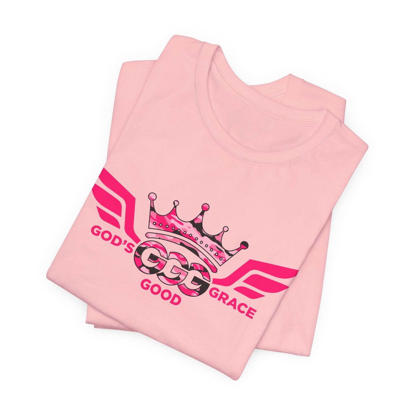 P...GGG..z....PINK Camouflage logo  (MULTIPLE COLORS) Tee — Faithwear