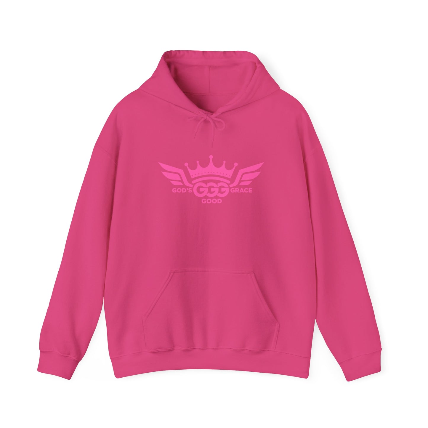 C...PINK LOGO pink Unisex Heavy Blend™ Hooded Sweatshirt