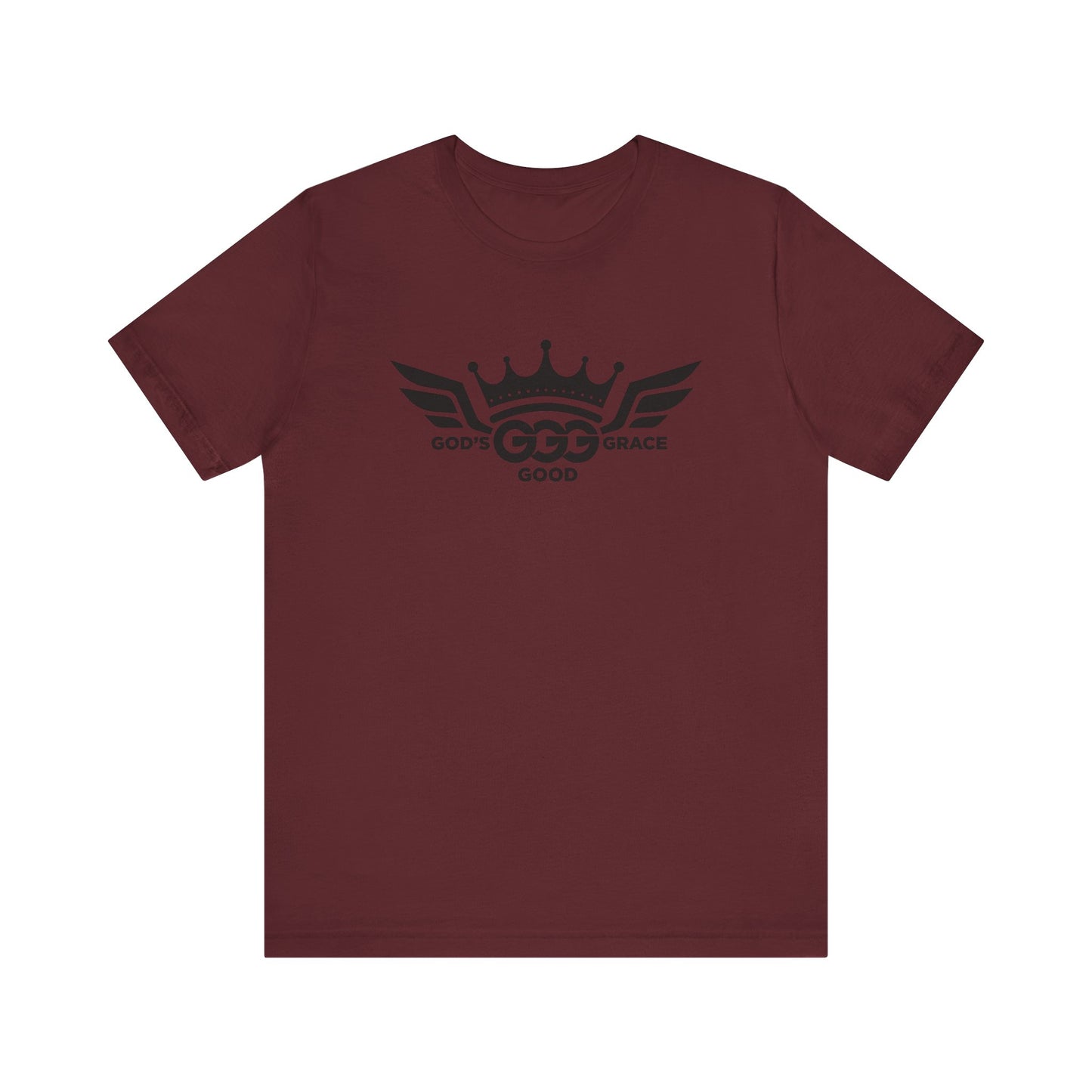 C....BLACK LOGO maroon Unisex Jersey Short Sleeve Tee