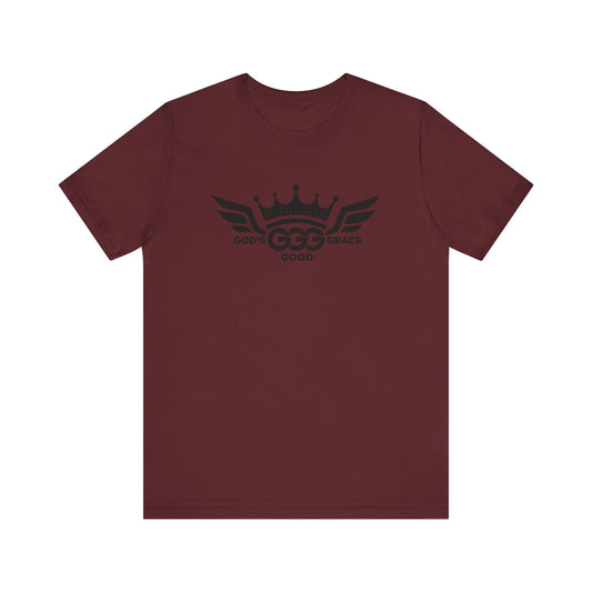 C....BLACK LOGO maroon Unisex Jersey Short Sleeve Tee