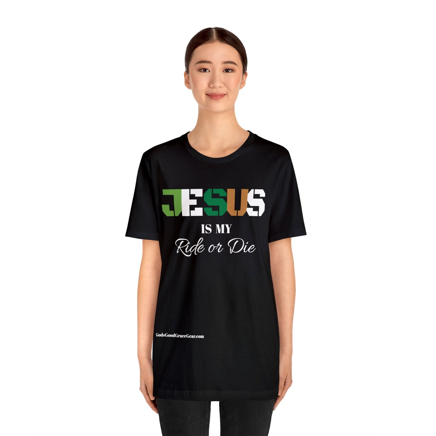 B....JESUS (Ride or Die) Unisex Jersey Short Sleeve Tee