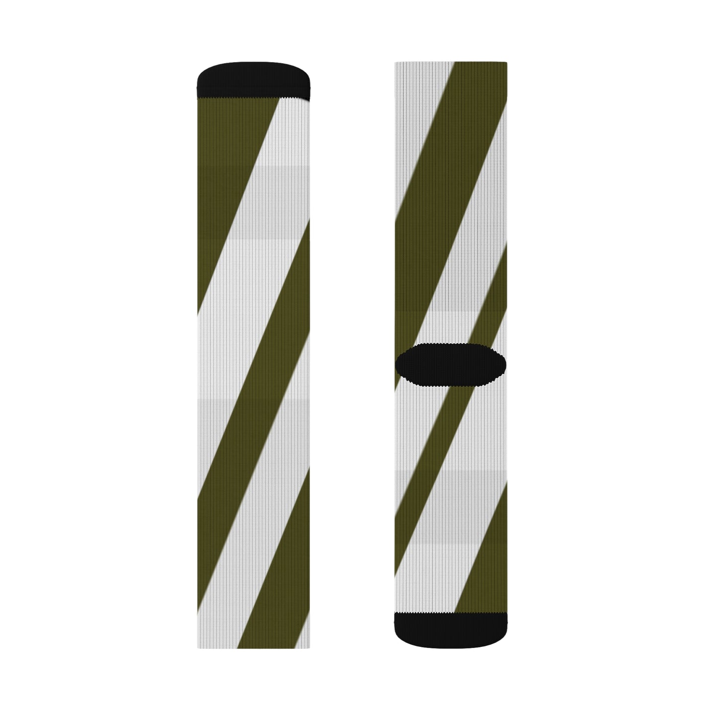 A......olive/white GGG design Sublimation Socks