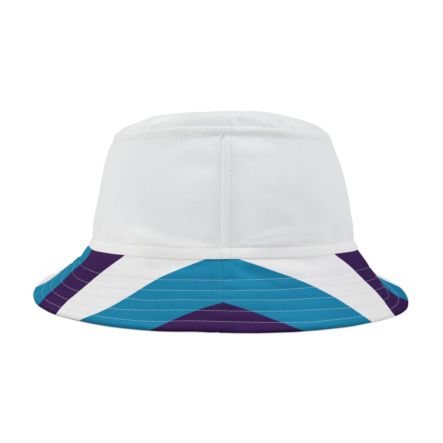 A........purple/turquoise/white Bucket Hat