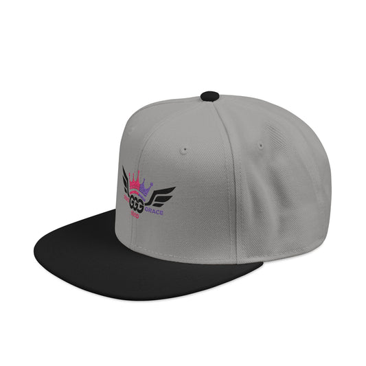 Q...GGG  EMBROIDERY ..Multiple colors, Mens black/purple logo Snapback Hat