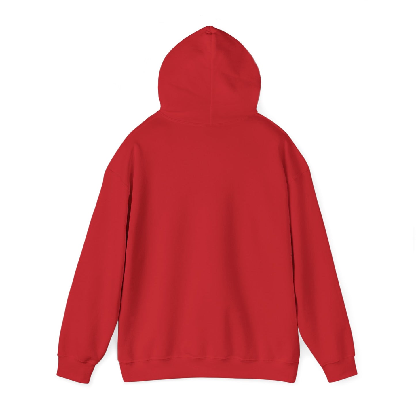 C...RED/BLACK LOGO red Unisex Heavy Blend™ Hooded Sweatshirt