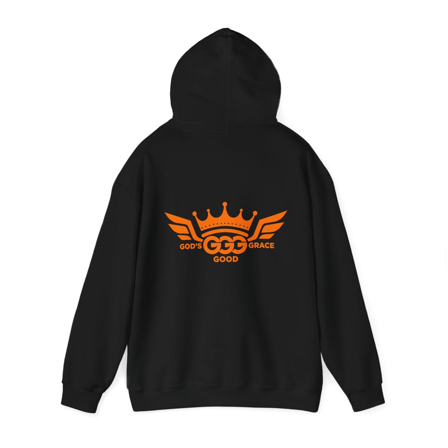 A...ORANGE LOGO black Unisex Heavy Blend™ Hooded Sweatshirt