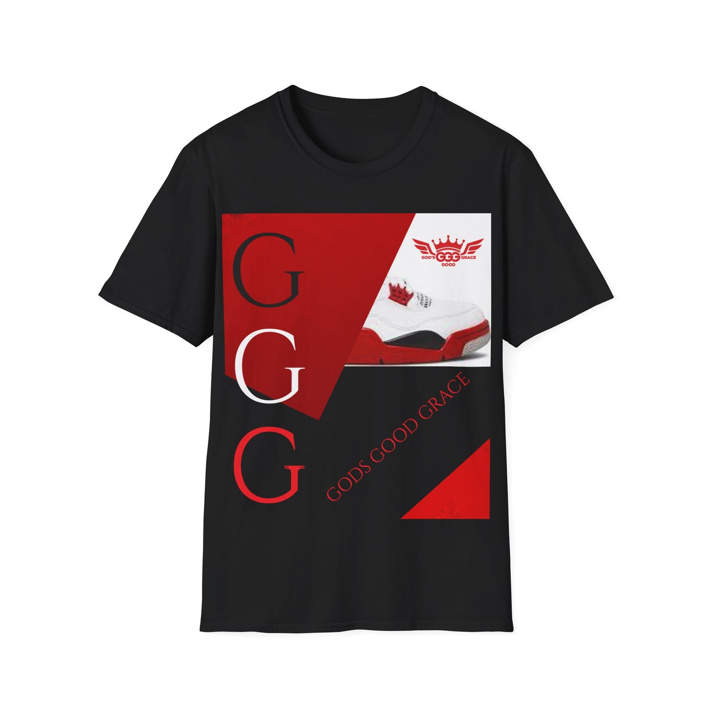 B..red/black/white GGG design Unisex SOFTSTYLE T-Shirt