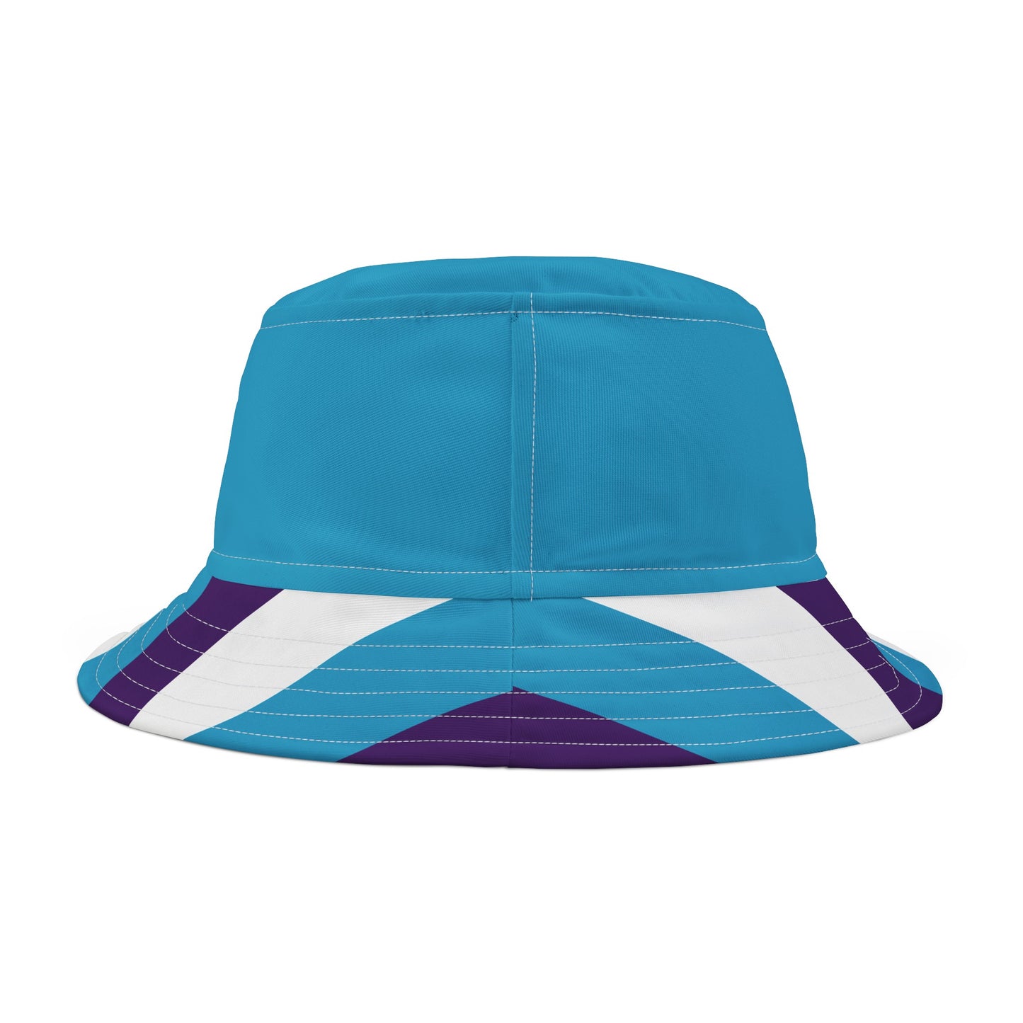 A........purple/turquoise/white Bucket Hat