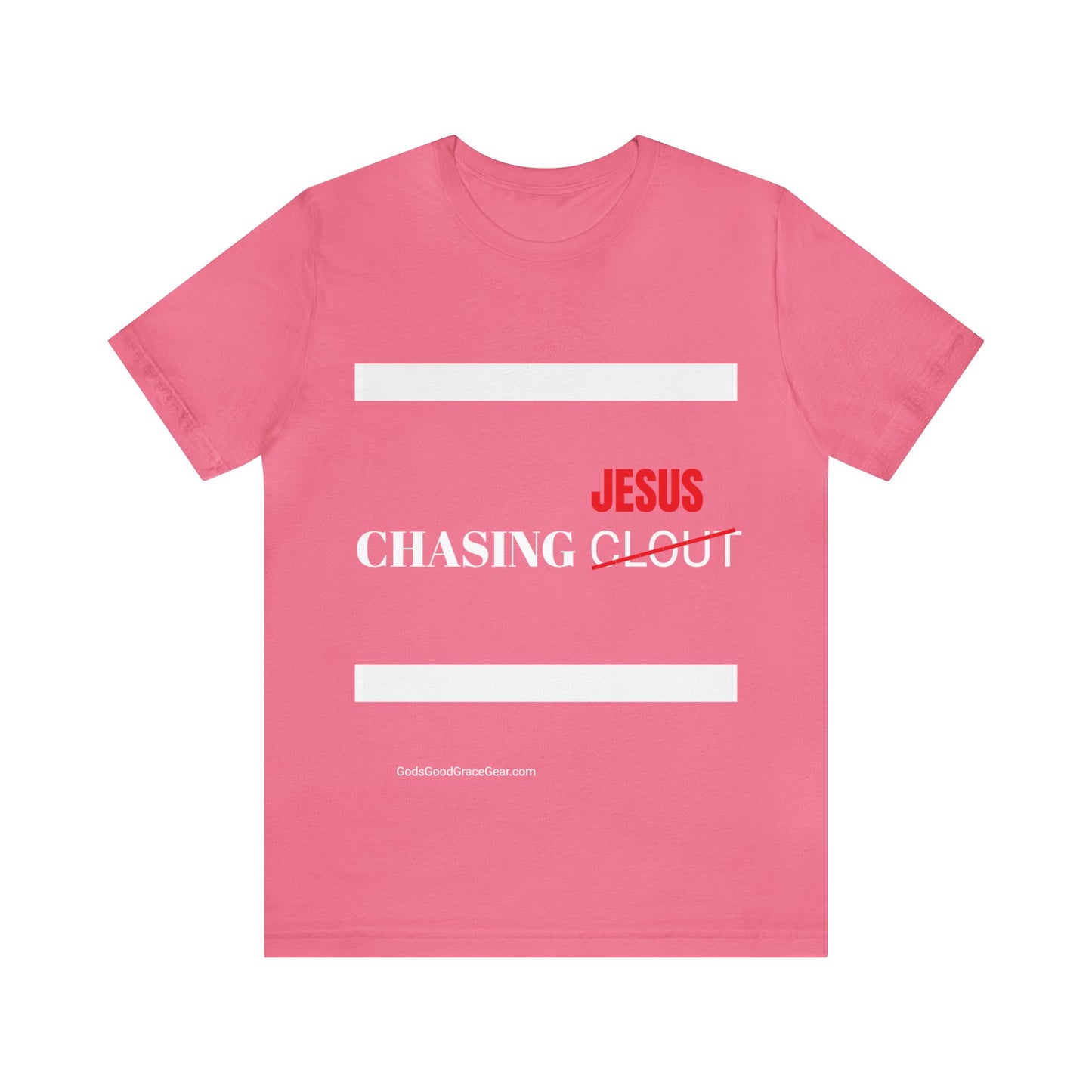 B....CHASING JESUS Unisex Jersey Short Sleeve Tee