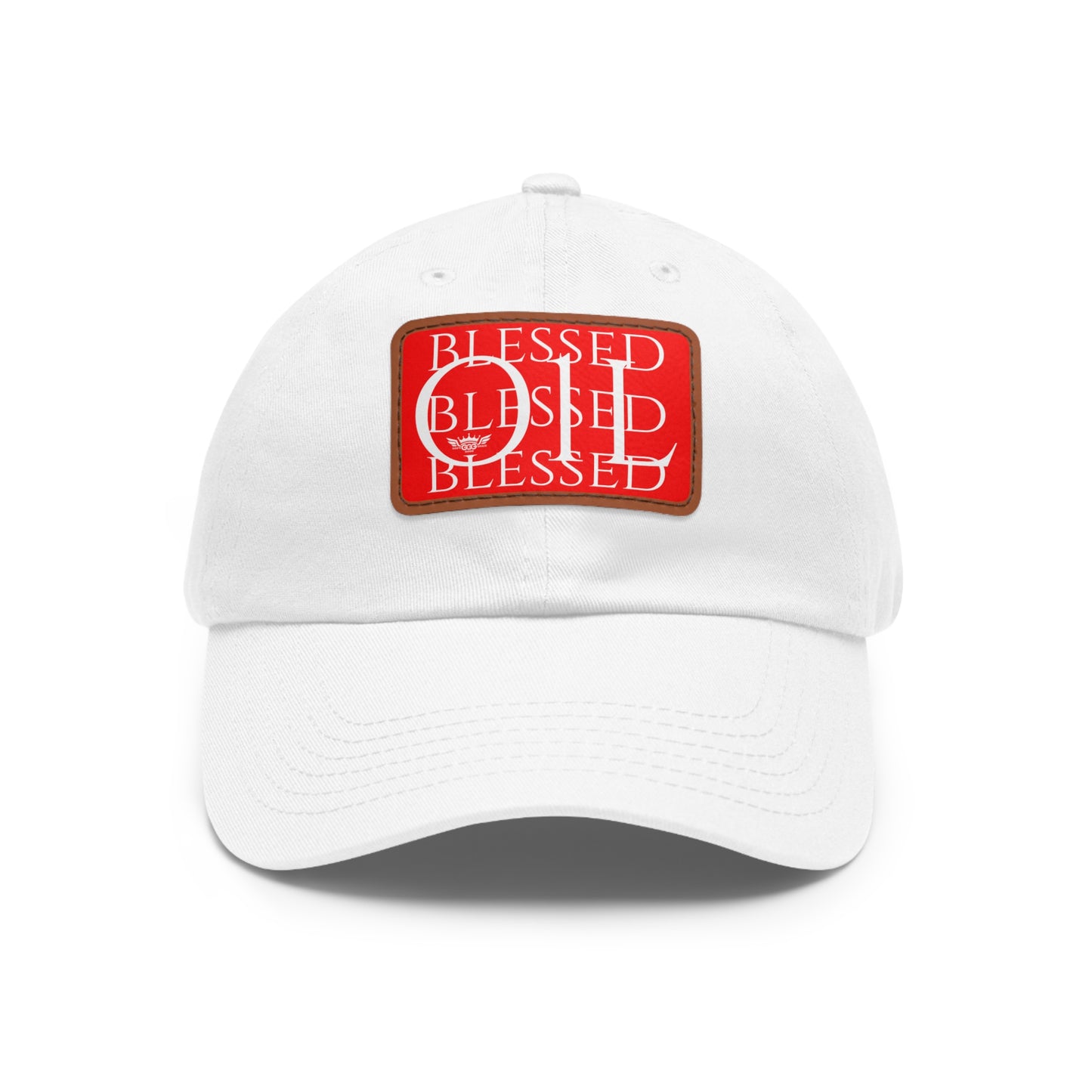 S...GGG z.e (O1L) red blessed design Hat with Leather Patch