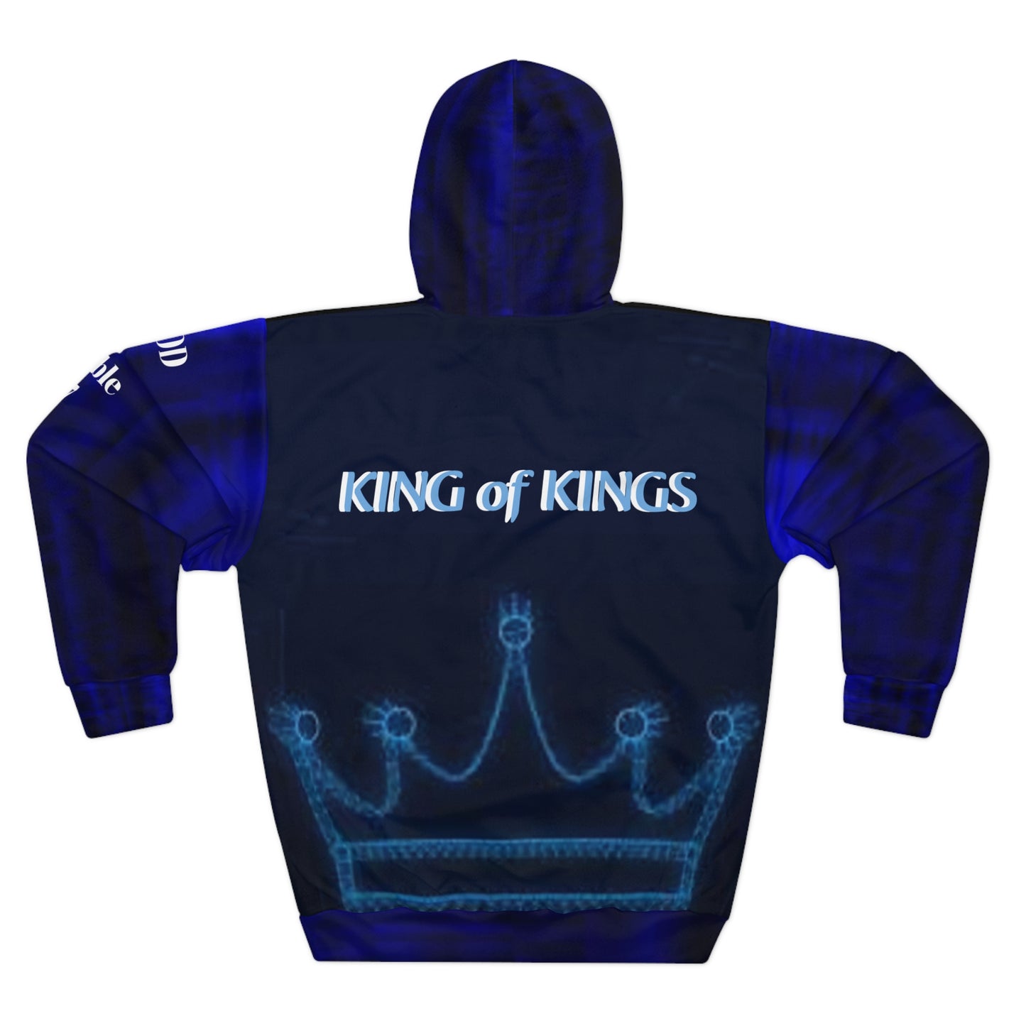 B...CHILD of The MOST HIGH Hoodie...(Small - 2X) blue Unisex Pullover Hoodie (AOP)