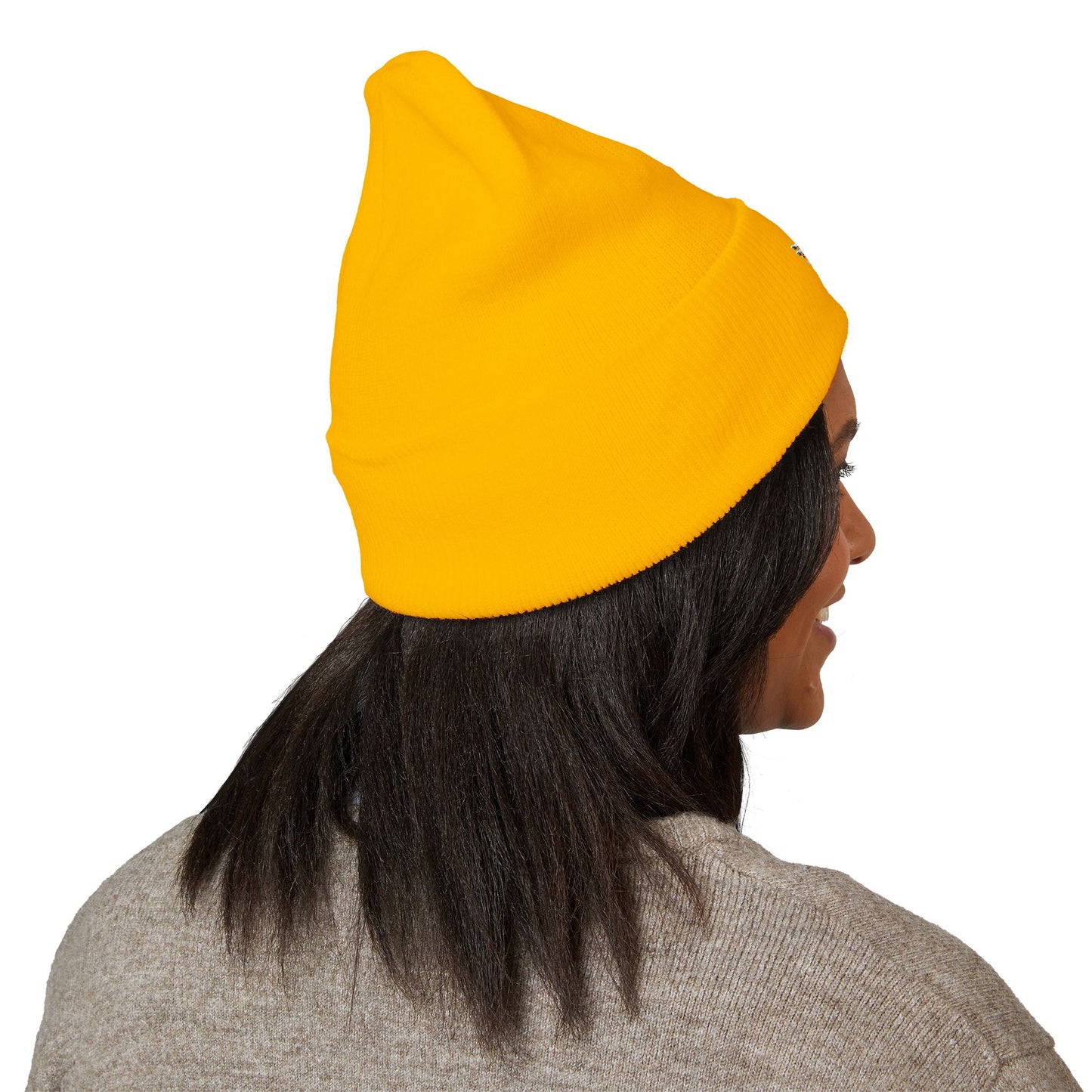 T...GGG White Logo Embroidered Classic Cuffed Beanie —MULTIPLE COLORS... Knit Hat
