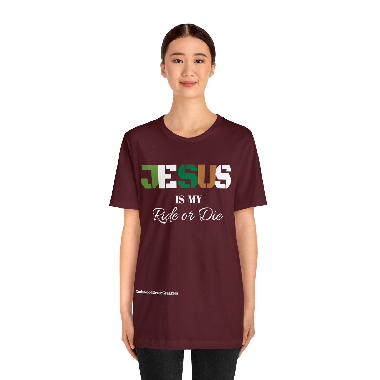 B....JESUS (Ride or Die) Unisex Jersey Short Sleeve Tee