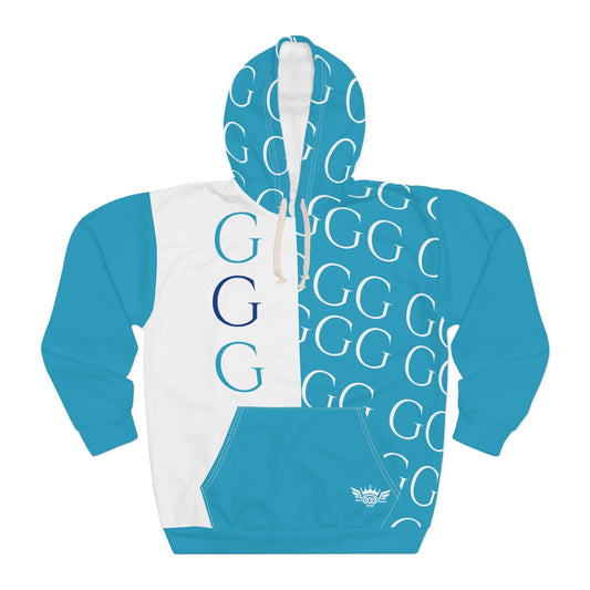 A......................GGG...POLYESTER BIG BOY TURQUOISE  DESIGN Unisex Pullover Hoodie