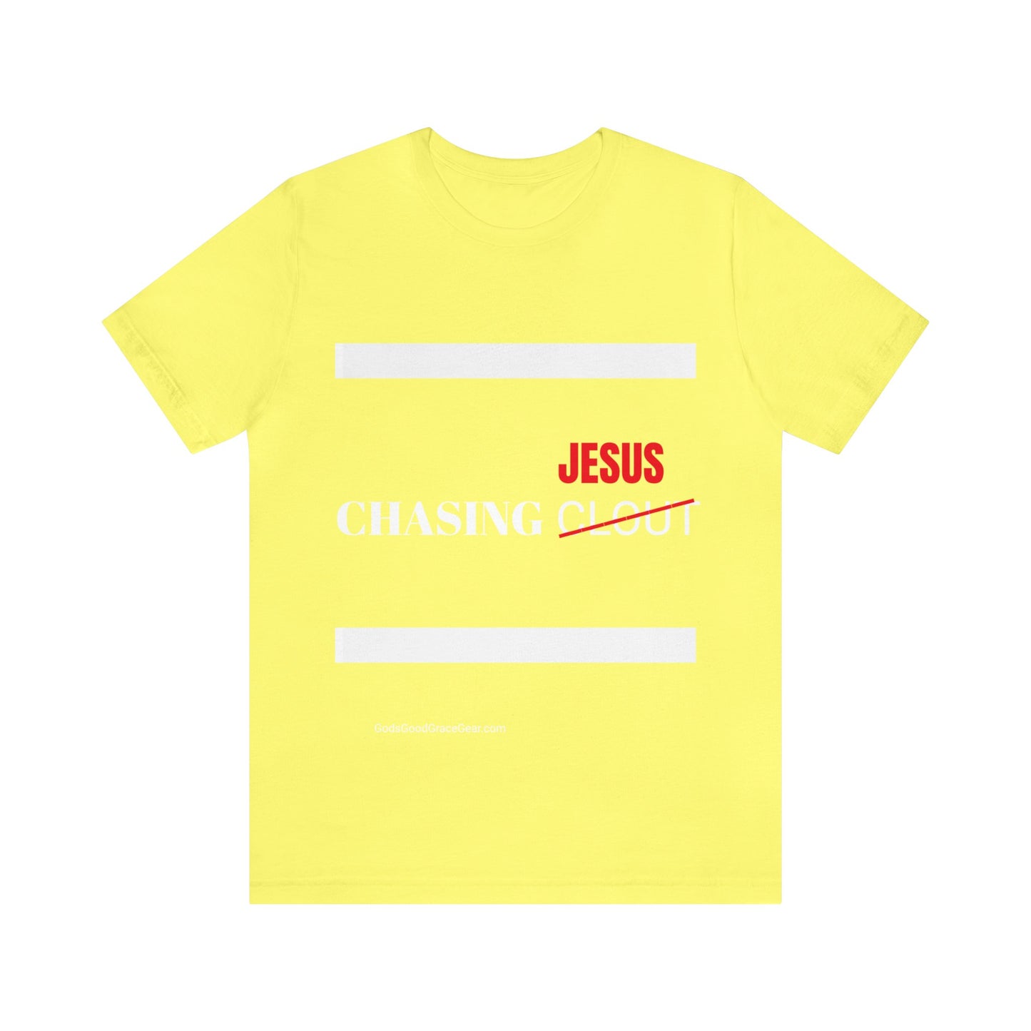 B....CHASING JESUS Unisex Jersey Short Sleeve Tee