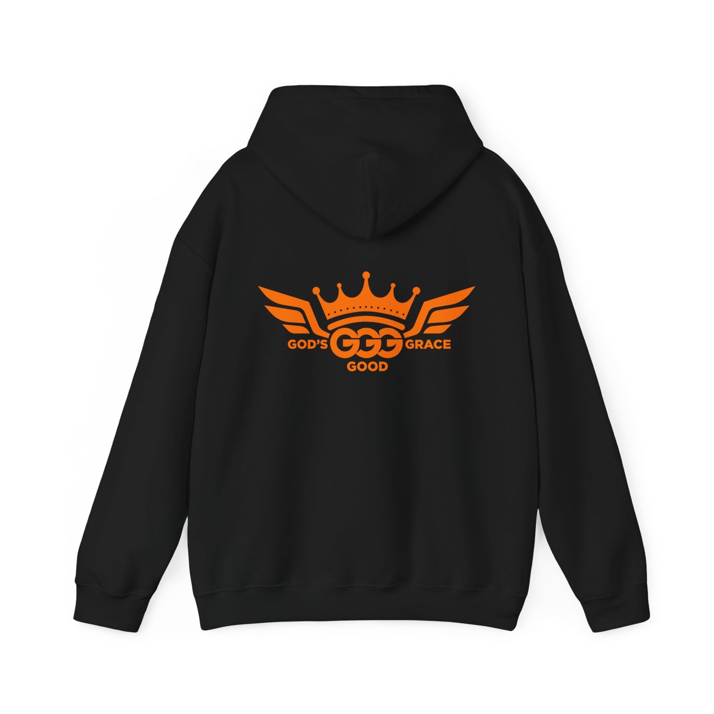 A...ORANGE LOGO black Unisex Heavy Blend™ Hooded Sweatshirt