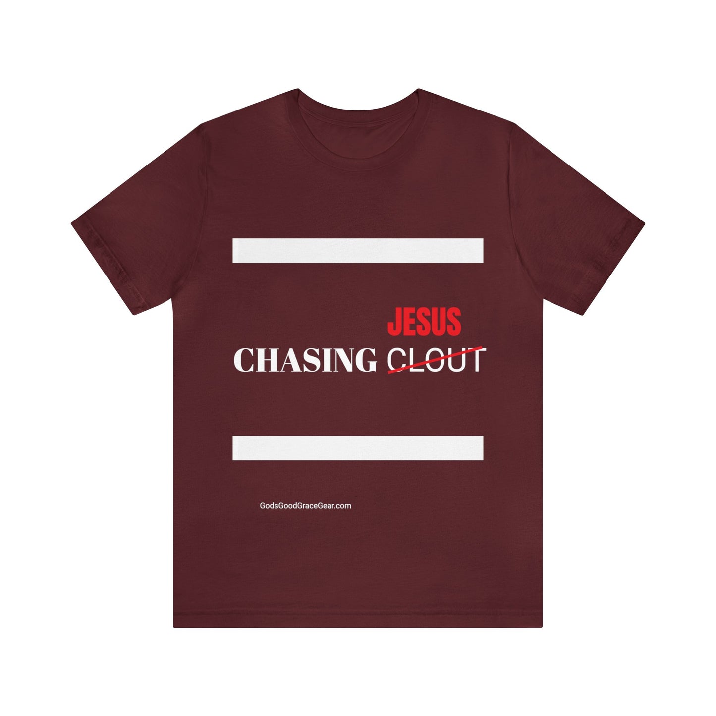 B....CHASING JESUS Unisex Jersey Short Sleeve Tee