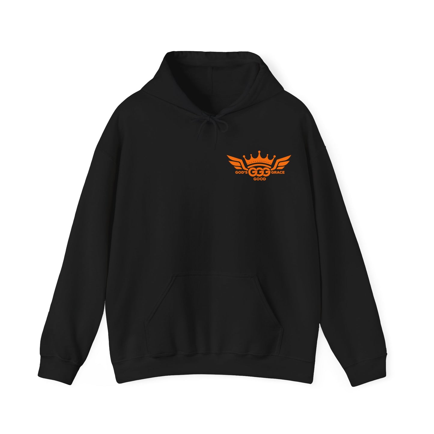 A...ORANGE LOGO black Unisex Heavy Blend™ Hooded Sweatshirt