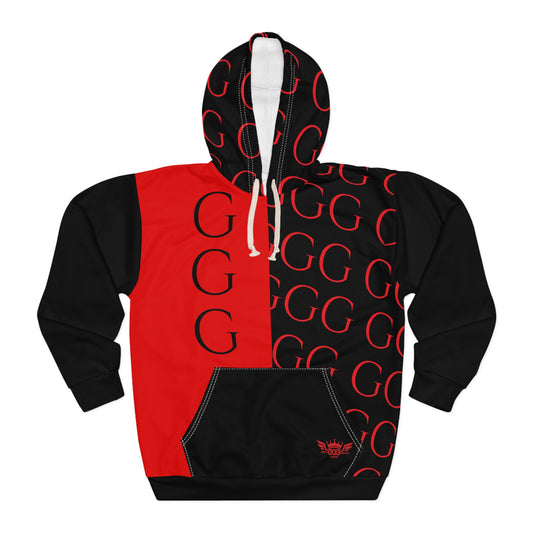 A...........................GGG...POLYESTER BIG BOY RED BLACK DESIGN Unisex Pullover Hoodie