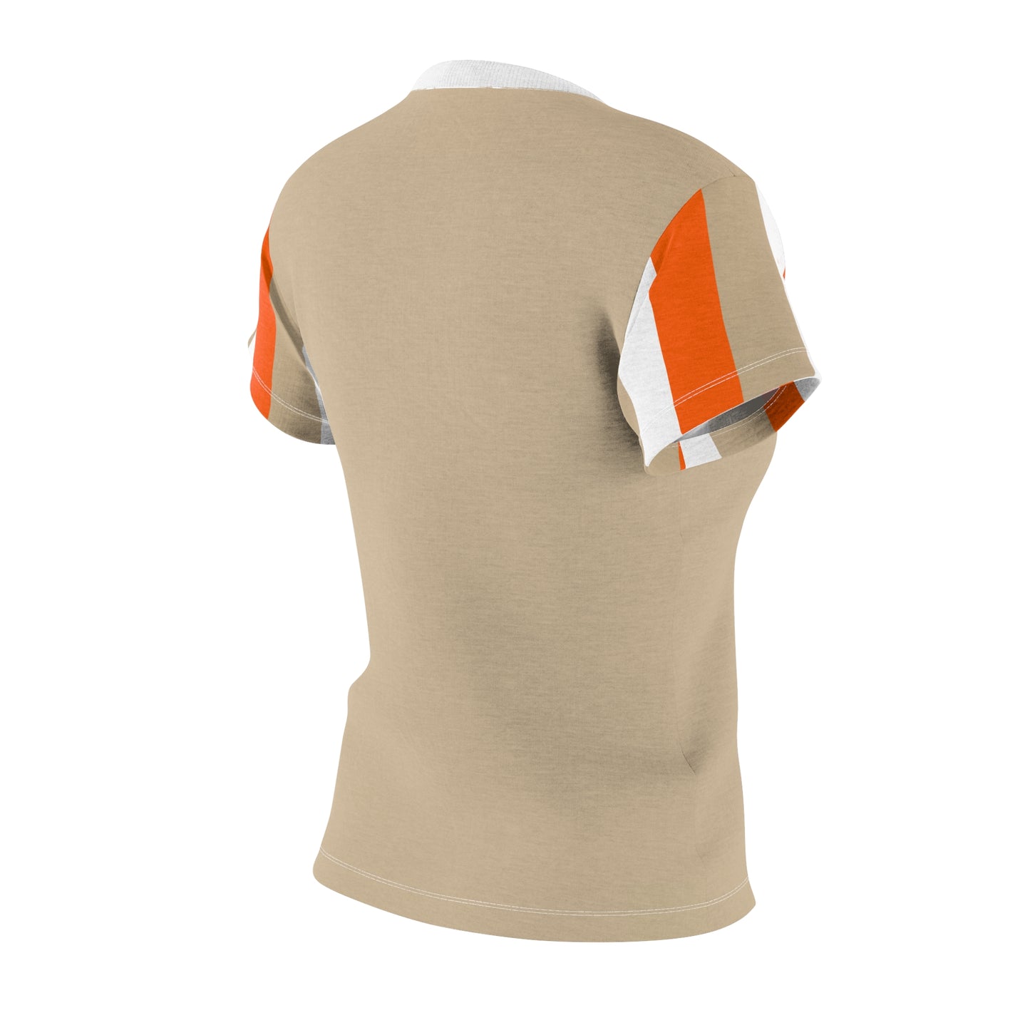 A.........orange/white/beige Women's Cut & Sew Tee