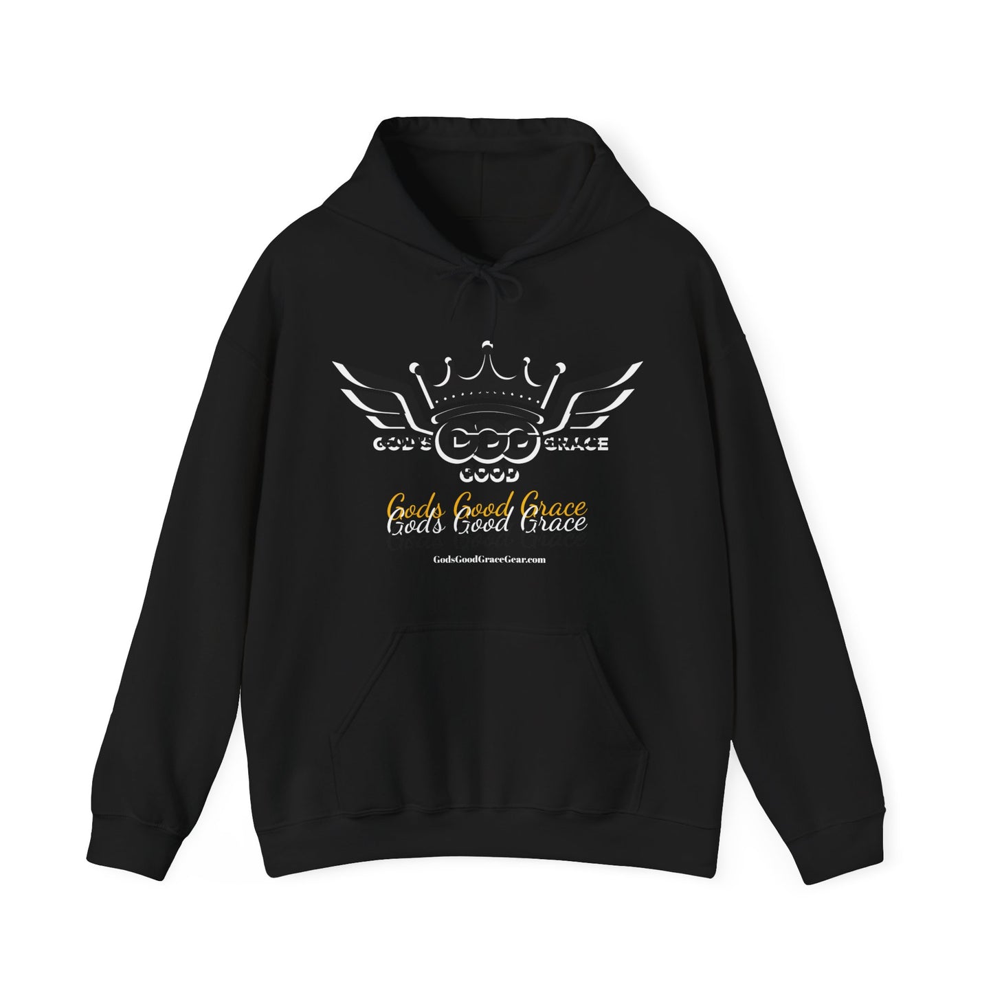 A..................GGG yellow/black Unisex Heavy Blend™ Hooded Sweatshirt